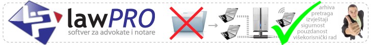 lawPRO - softver za advokate i notare