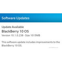 BlackBerry OS 10.1 update