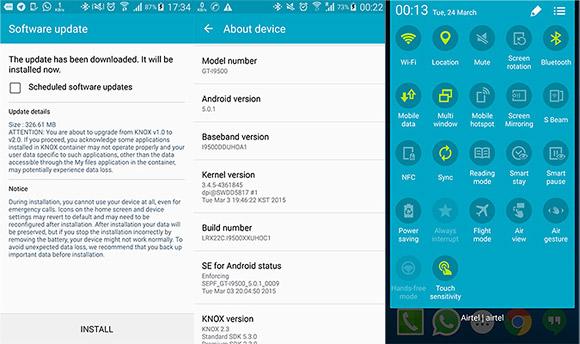 Samsung I9500 Galaxy S4 dobija update
