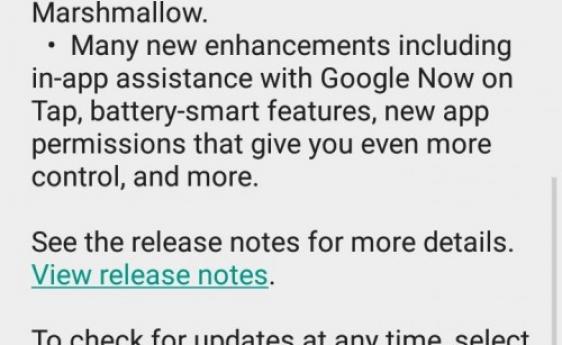 Marshmallow update za Moto G druge generacije