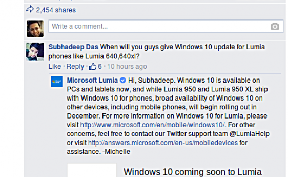 Windows 10 dostupan za neke Lumia telefone u decembru